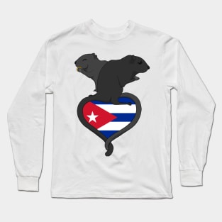 Gerbil Cuba (dark) Long Sleeve T-Shirt